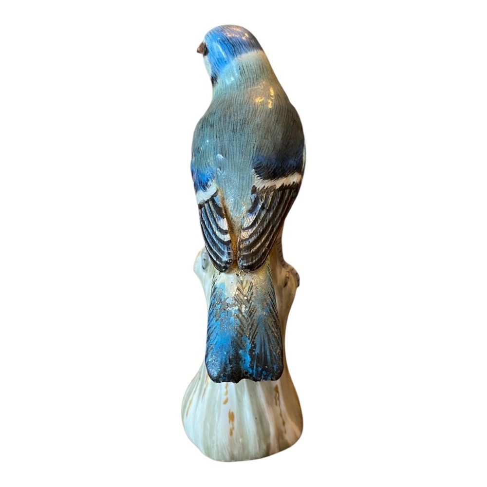 Antique 1700s - 1800s Meissen Eurasian Blue Tit Bird. Rare - Picture 6 of 13